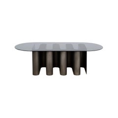 Tavolino2 - Table d'appoint grise fumée par Pulpo