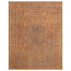 Antique Wool Handwoven Indian Amritzar Rug