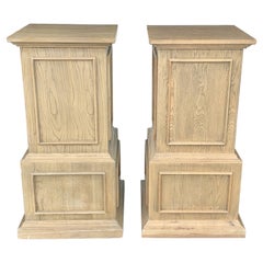 Pair of Wood Pedestals