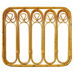 Retro Bamboo Coat Hanger, Italy, 1960s