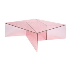Aspa Big Pink Coffee Table by Pulpo