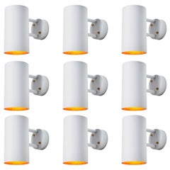 Medium Hans-Agne Jakobsson C627/110 'Rulle' Outdoor Sconce in White