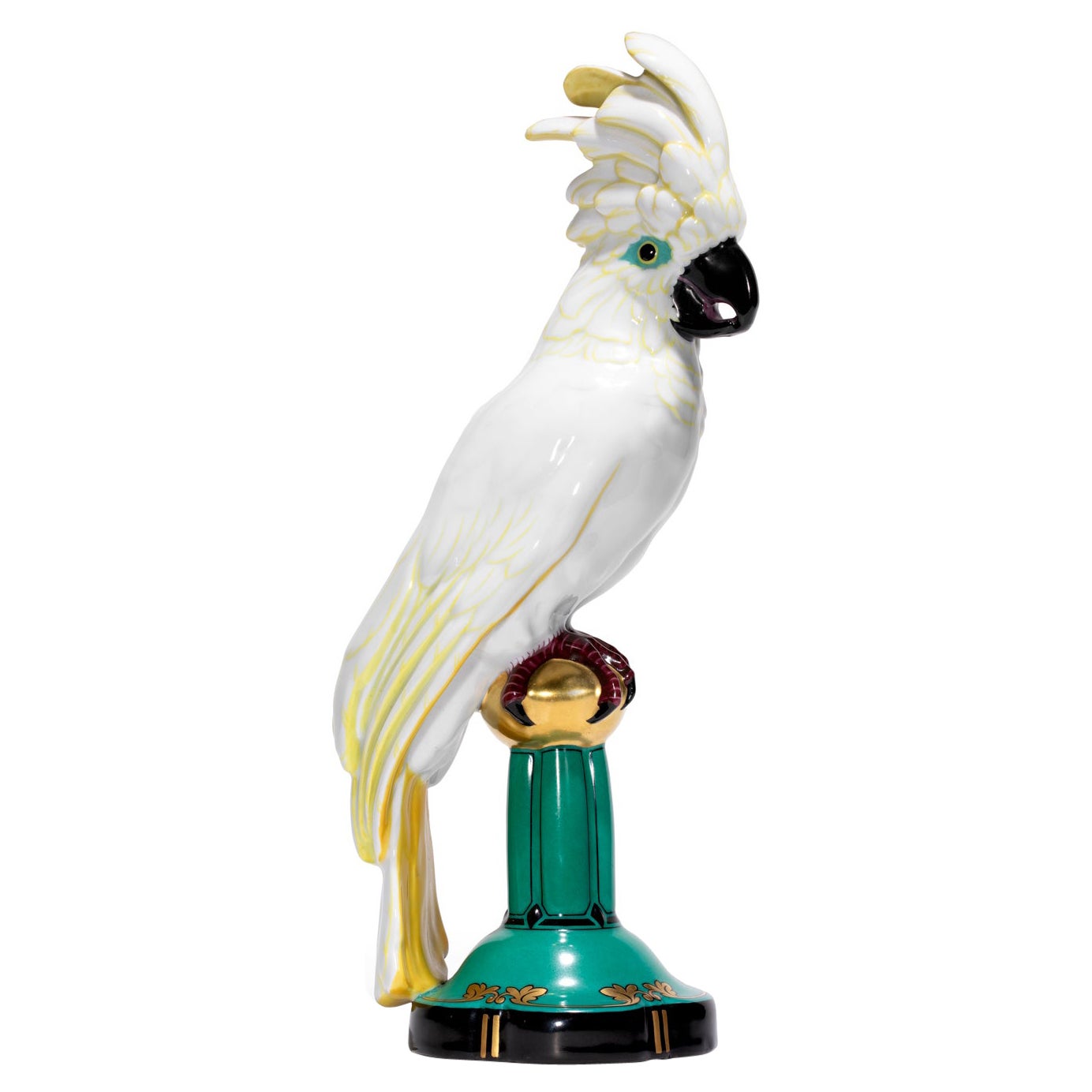 Hutschenreuther-Selb Figurine en porcelaine "COCKATOO" marquée #3 sur la base en vente