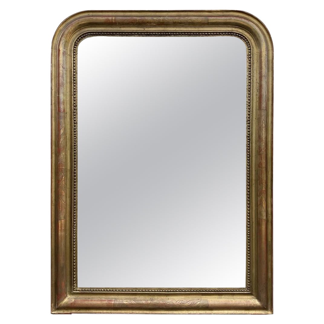 19th Century Louis Philippe Mirror #062 For Sale