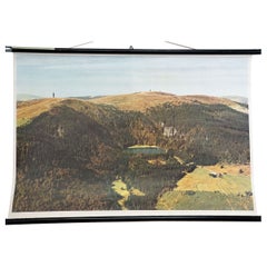 Black Forest Feldberg Photo Poster Landscape Mural Vintage Rollable Wall Chart