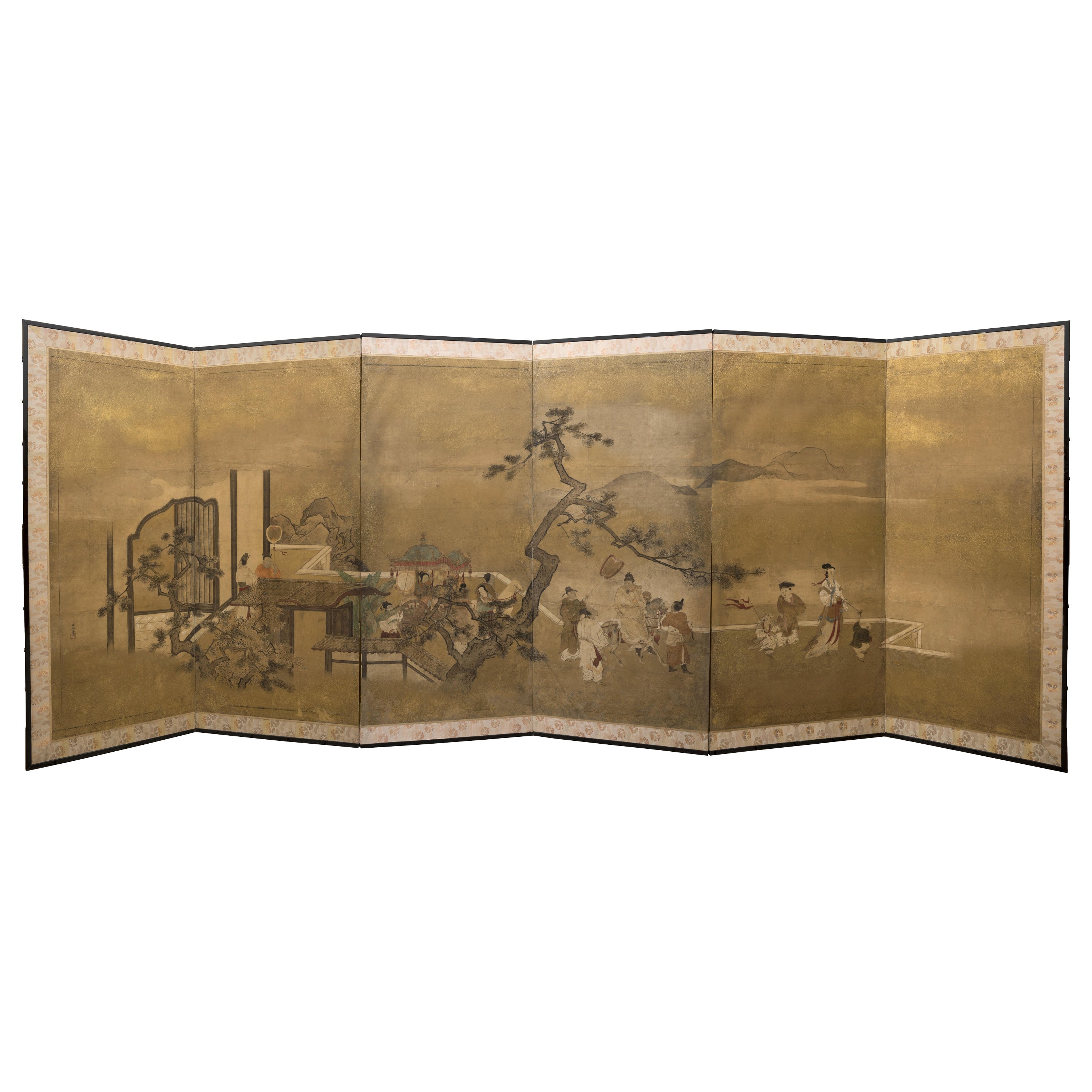 Japanese Screen "the Song of Everlasting Sorrow"