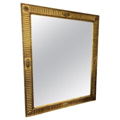 Large Regency Style 19th Century Giltwood Mirror