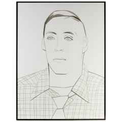 Alex Katz, Litografia del coreografo americano Paul Taylor, 1984