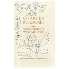 BUKOWSKI. Mockingbird Wish Me Luck. EXEMPLAIRE DE PRÉSENTATION PREMIÈRE ÉDITION DE POCHE