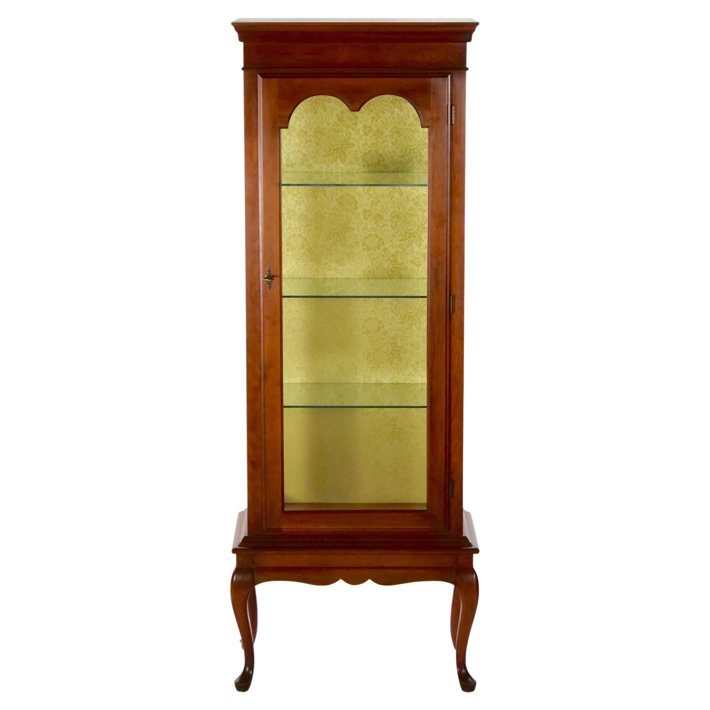 20th Century Empire Style Small Curio Display Cabinet For Sale