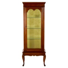 Used 20th Century Empire Style Small Curio Display Cabinet