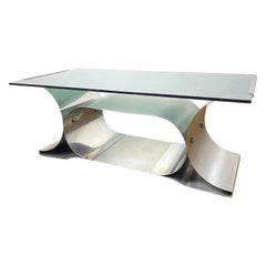 Vintage François Monnet Coffee Table for Kappa