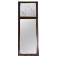 Scandinavian Modern Mirror in Mahogany of Louis Seize Period about the 1780