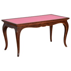 French Rococo Revival Kingwood & Fruitwood Coffee Table, Last Quarter 19th Cen