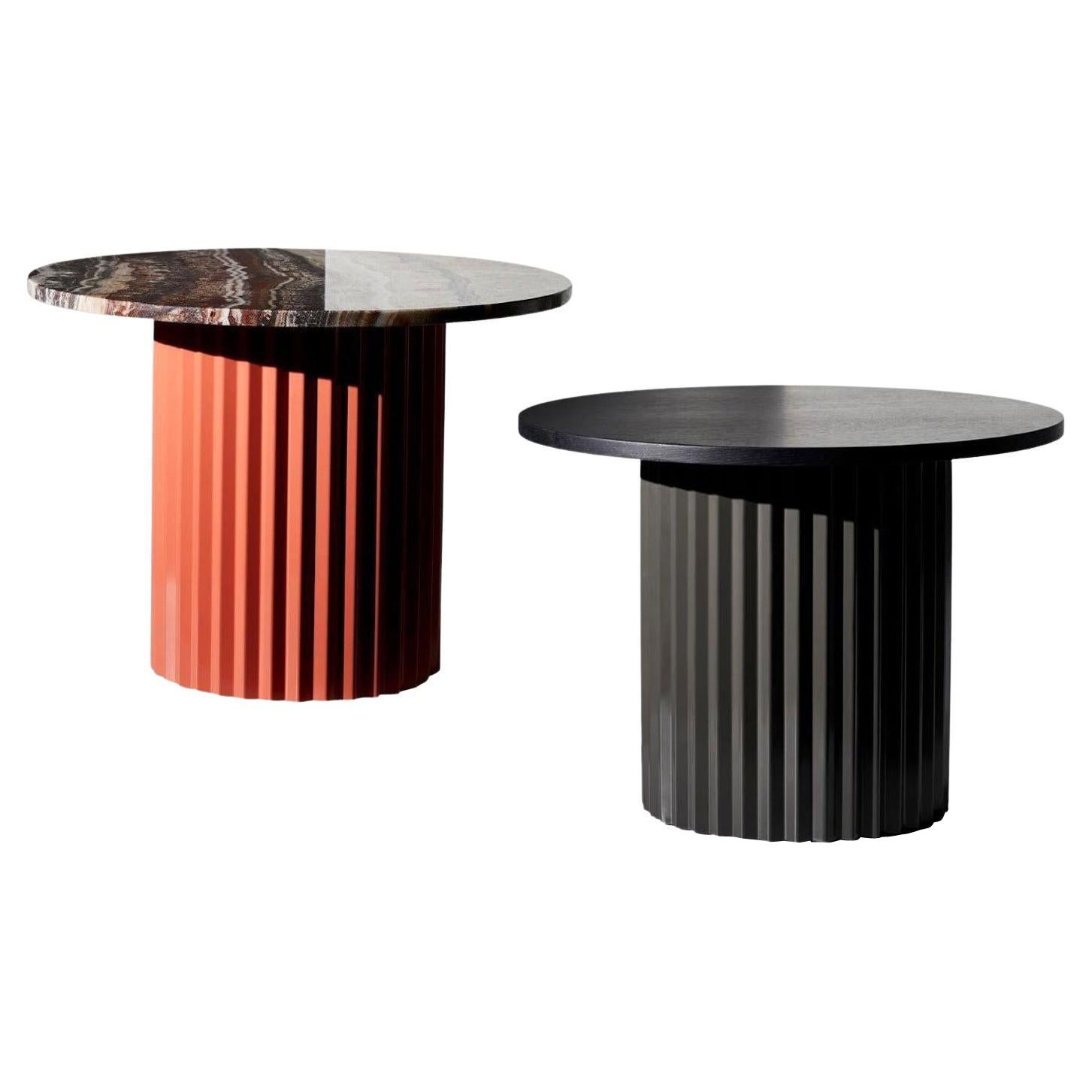 2er set tische aus eichenholz by Lisette Rützou im Angebot