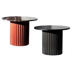 Set of 2 Oak Tables by Lisette Rützou