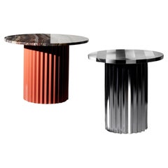 Set of 2 Marble Tables by Lisette Rützou