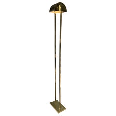 Brass Demilune Floor Lamp by George Kovacs for Koch + Lowy, 1970