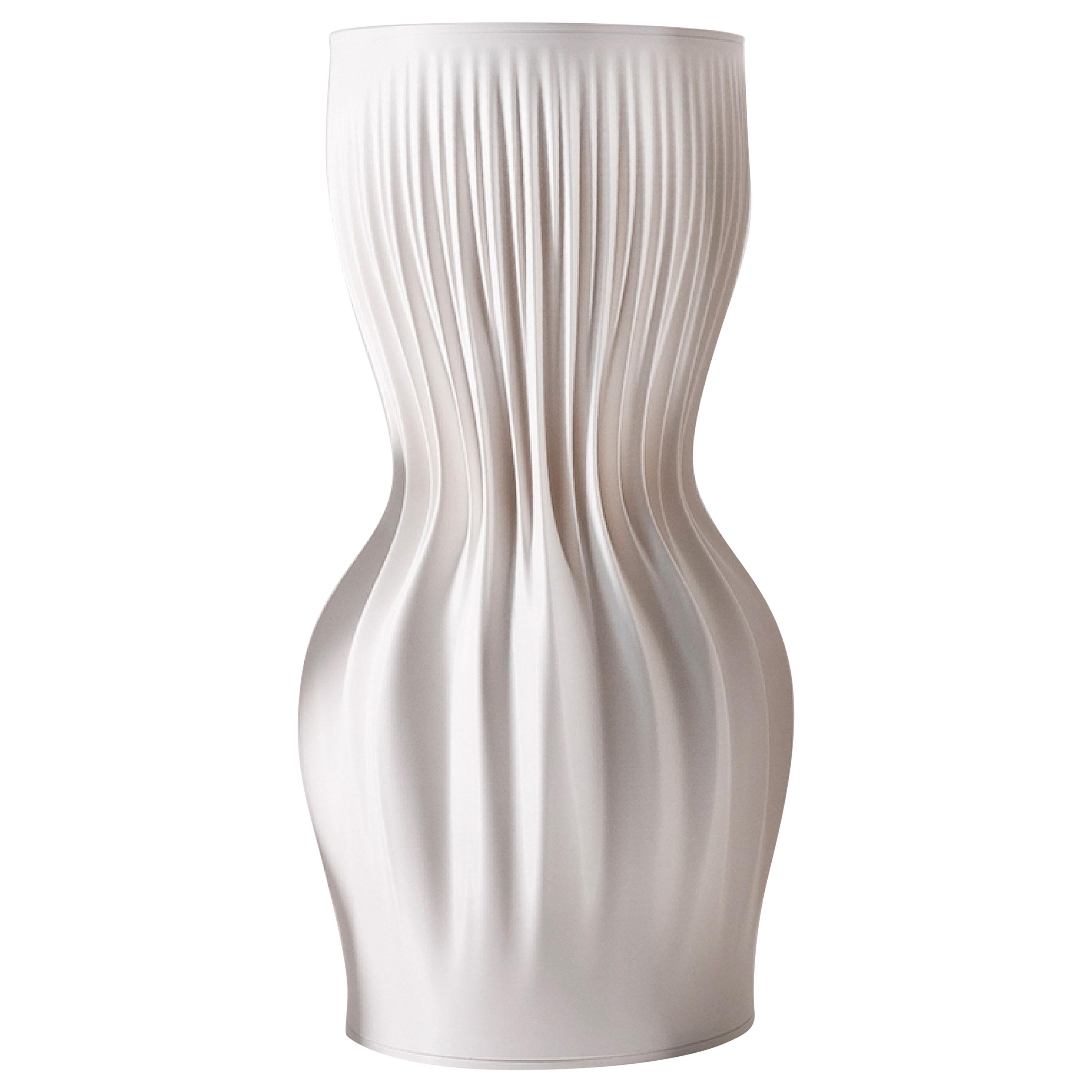  JK3D Lamella Pedestal Medium, 3d Printed Design by Julia Koerner  For Sale