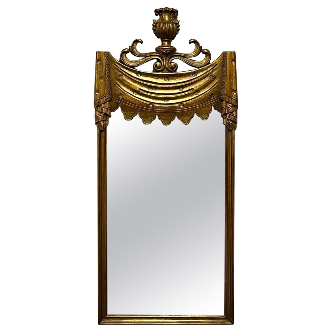 Hollywood Regency Grosfeld House Wall / Console / Pier Mirror, Draper Style