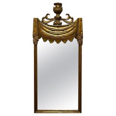 Vintage Hollywood Regency Grosfeld House Wall / Console / Pier Mirror, Draper Style