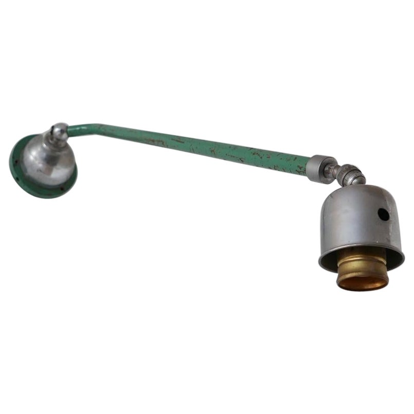 Telescopic Swedish Painted Extendable Industrial Wall Light For Sale