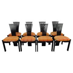 Vintage Midcentury Set of 8 Torstein Nilsen for Westnofa Dining Chairs, 1970s