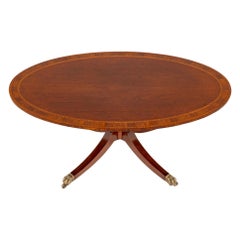 Regency Revival Centre Table Mahogany Dining