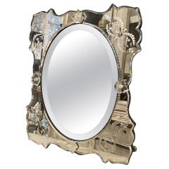 Lovely Venetian Mirror, circa 1920s-1930s, France
