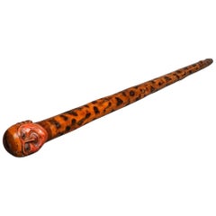 English Yew Wood Walking Stick