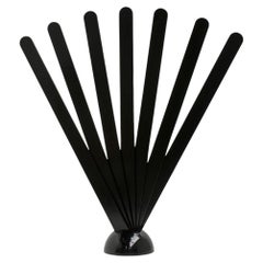 Black 'Ventaglio' Coat Stand or Room Divider by Giovanni Pasotto for Tarzia