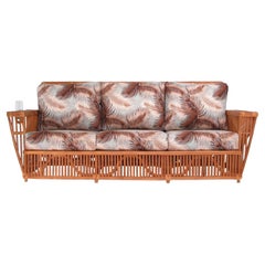 Presidents Stick Reed Rattan-Sofa „Nantucket“ mit 3 Sitzen