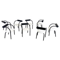 Postmodern Dining Chairs, 1980s, Set of 8