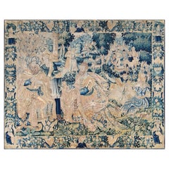 Wandteppich von Flandern 17. Jahrhundert (Angebot an den König) -N° 1232