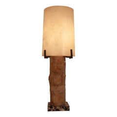 Large Alabaster Table Lamp, Spain, 1950s