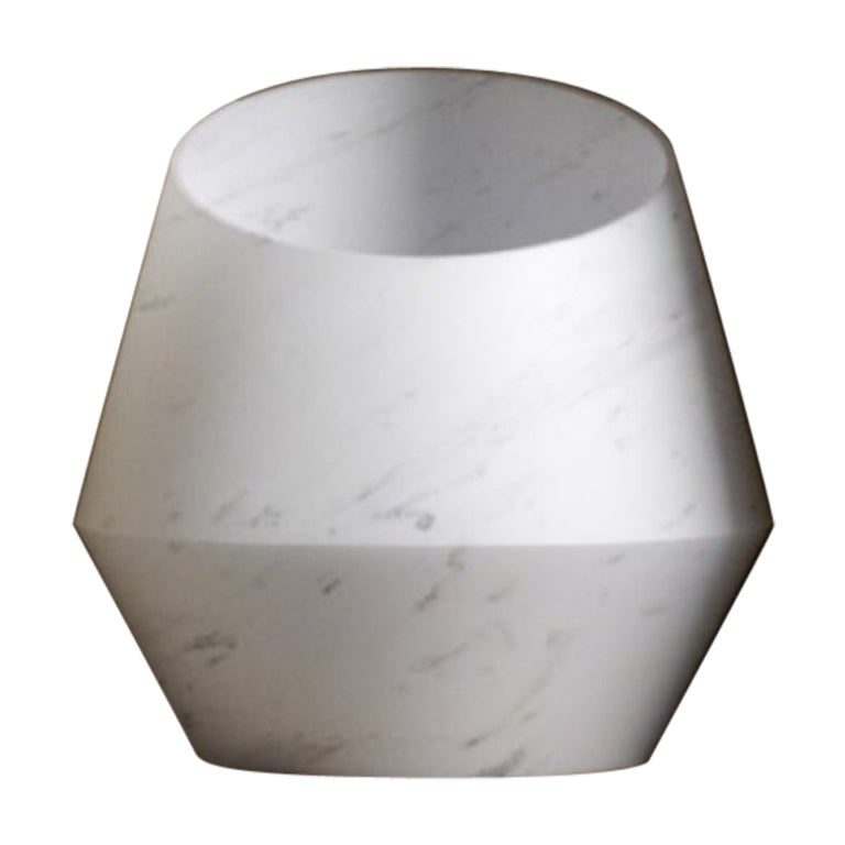 Medium Kyknos Tosca Washbasin by Marmi Serafini For Sale