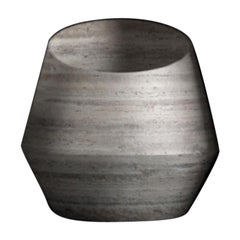 Medium Travertino Silver Tosca Washbasin by Marmi Serafini