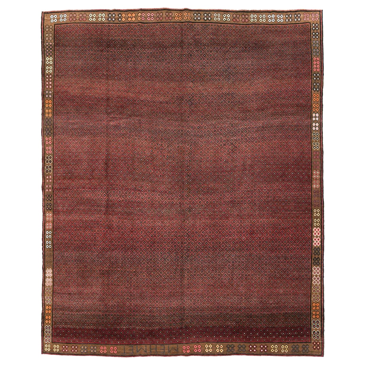 Galerie Shabab Collection Mid-20th Century Turkish Anatolian Room Size Carpet For Sale