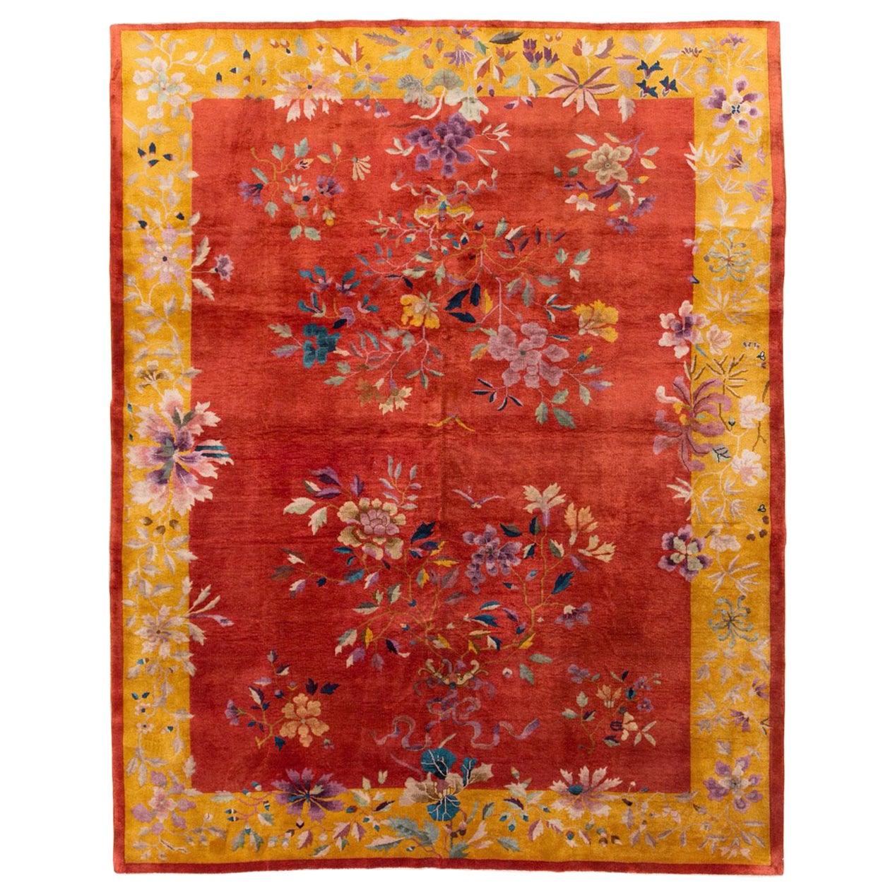 Colección Galerie Shabab Alfombra china Art Decó de mediados del siglo XX Tamaño de la habitación