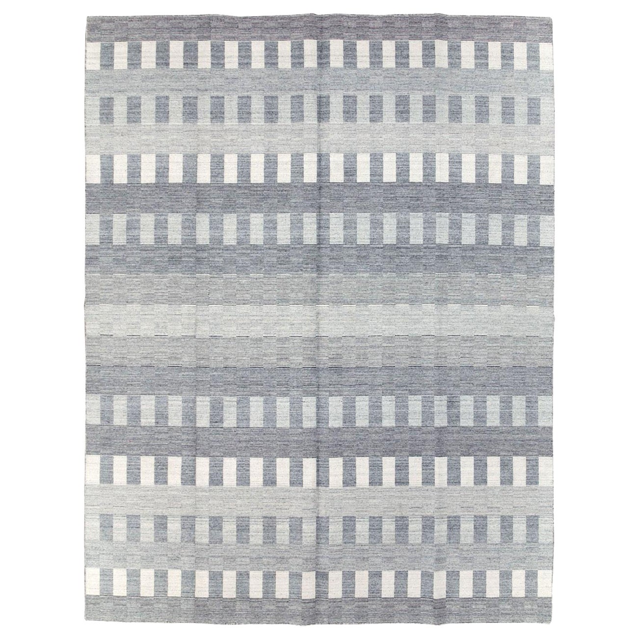 Galerie Shabab Collection Contemporary Turkish Flatweave Room Size Carpet For Sale