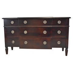 Vintage Baker Furniture Expresso Finish Chest of Drawers Milling Road Collection
