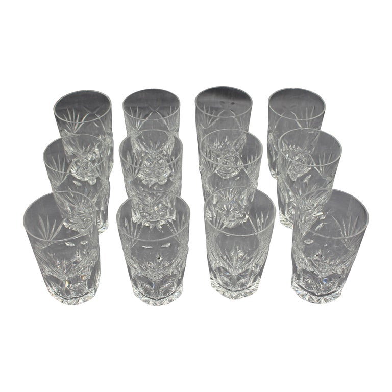 Set of 12 Vintage Highball Glasses For Sale at 1stDibs