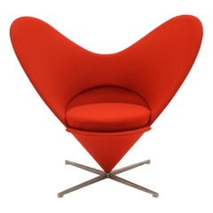 Chaise à cœur rouge de Verner Panton pour Vitra, excellent état