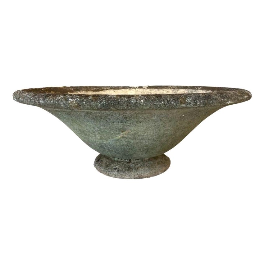 Round Concrete Jardiniere For Sale