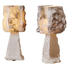 Vintage Table Lamps in Alabaster