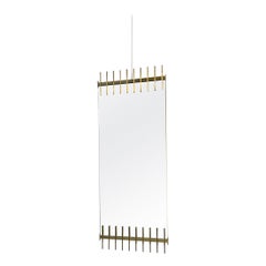 Midcentury Wall Mirror by Ettore Sottsass, Santambrogio E De Berti, 1950s