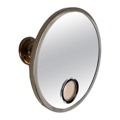 Charmant miroir à abat-jour avec lampe intégrée. Art déco 1930