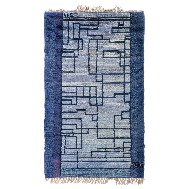 Collection Swedish Pile Labyrint Rug For Sale at 1stDibs