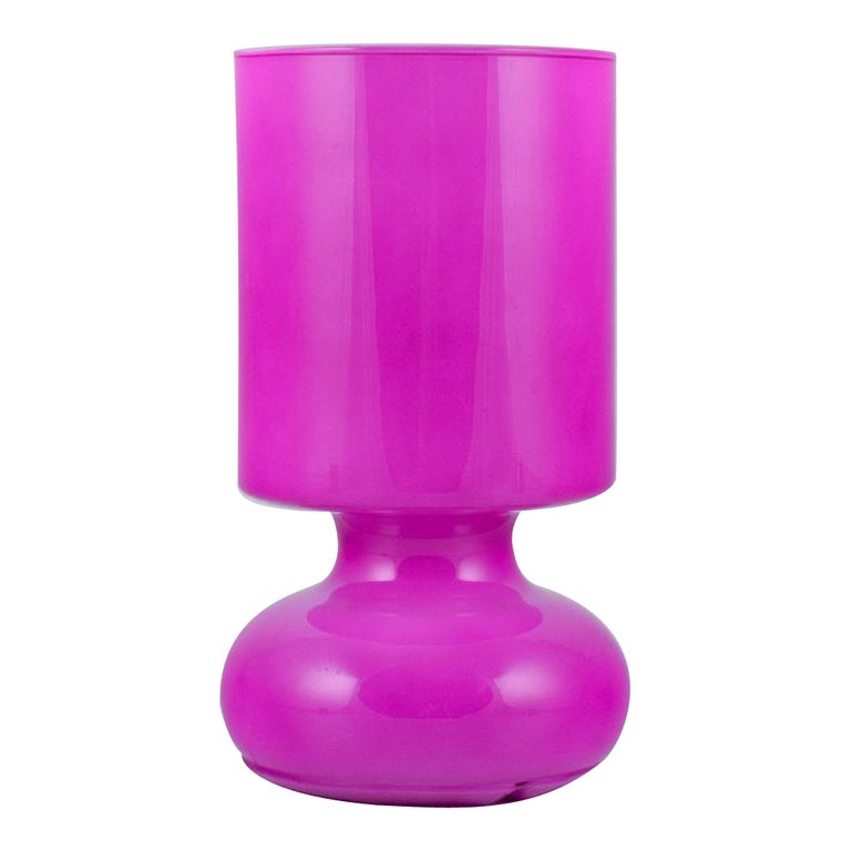 Scandinavian Designer, Table Lamp in Purple Glass, Late 1900s For Sale at  1stDibs