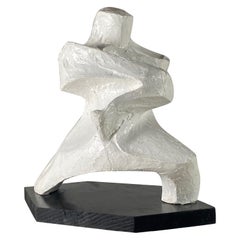 "Movement" White Composite Material by Joan Carl Strauss